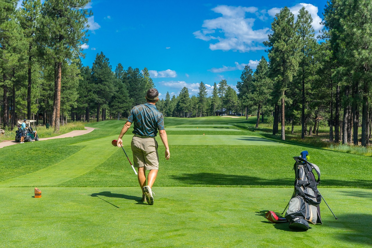 Una giornata tipica su un campo da golf