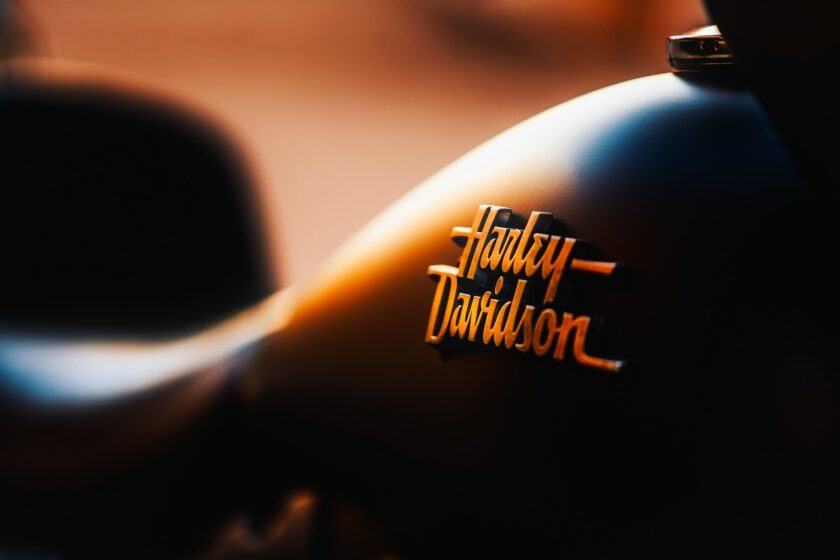 l’immagine raprresenta il logo di Harley Davidson, iconico brand americano di moto