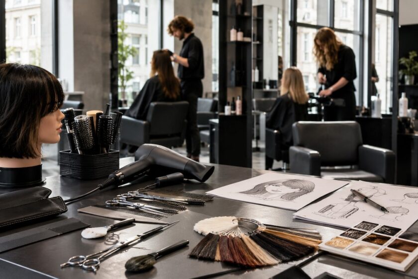 Scuola parrucchieri Milano con strumenti professionali per taglio capelli gratis in accademia.